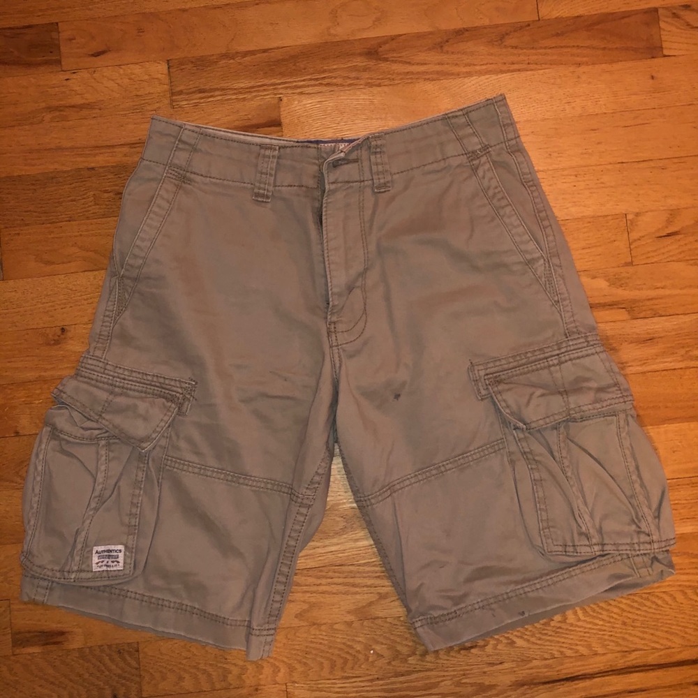 Levi Strauss & Co. Khaki Cargo Shorts, Size 30
